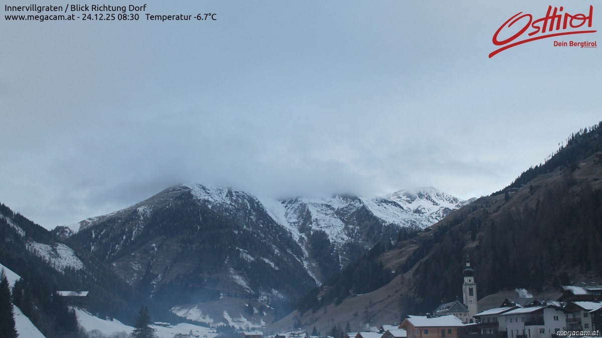 Archiv Foto Webcam Blick Richtung Innervillgraten