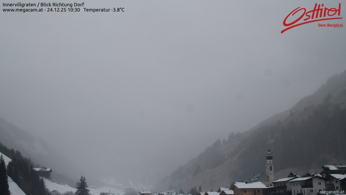 Archiv Foto Webcam Blick Richtung Innervillgraten