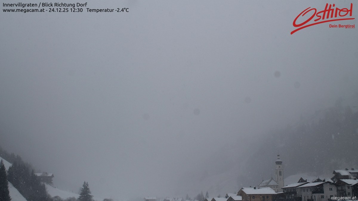 Archiv Foto Webcam Blick Richtung Innervillgraten