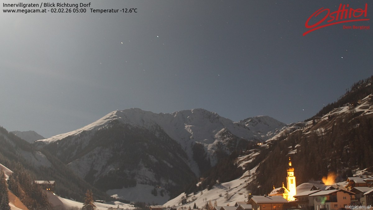 Archiv Foto Webcam Blick Richtung Innervillgraten