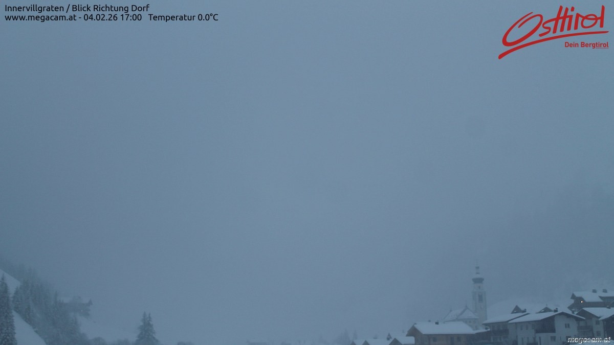 Archiv Foto Webcam Blick Richtung Innervillgraten