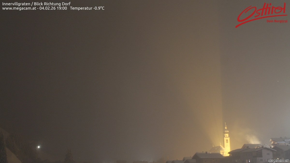 Archiv Foto Webcam Blick Richtung Innervillgraten