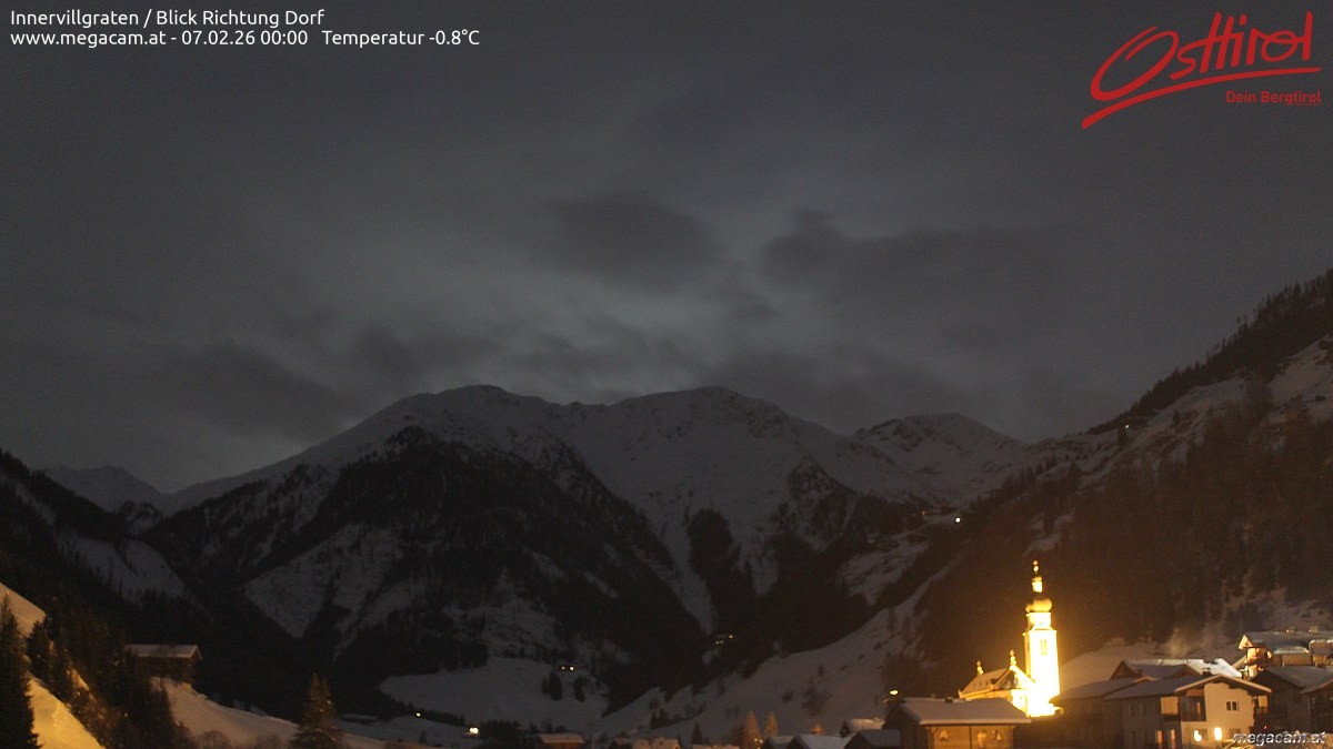 Archiv Foto Webcam Blick Richtung Innervillgraten