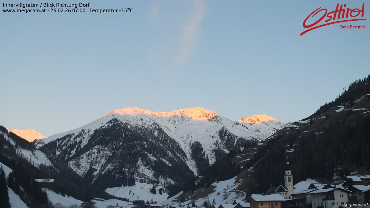 Archived image Webcam Innervillgraten - East Tyrol
