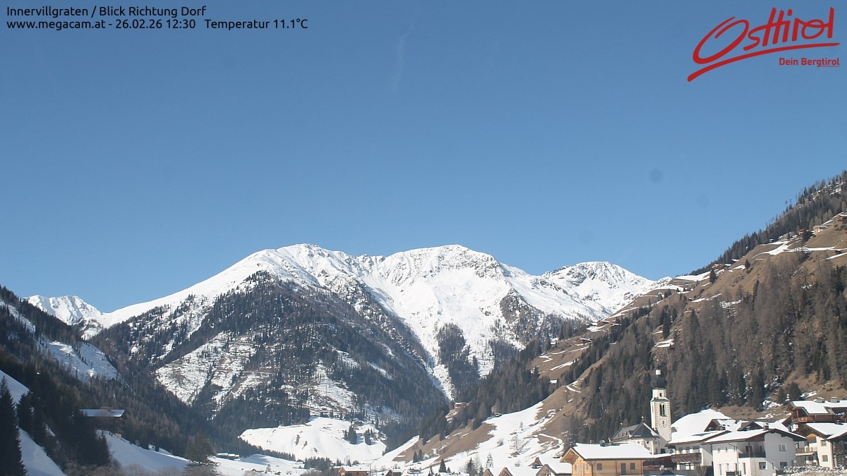 Archived image Webcam Innervillgraten - East Tyrol