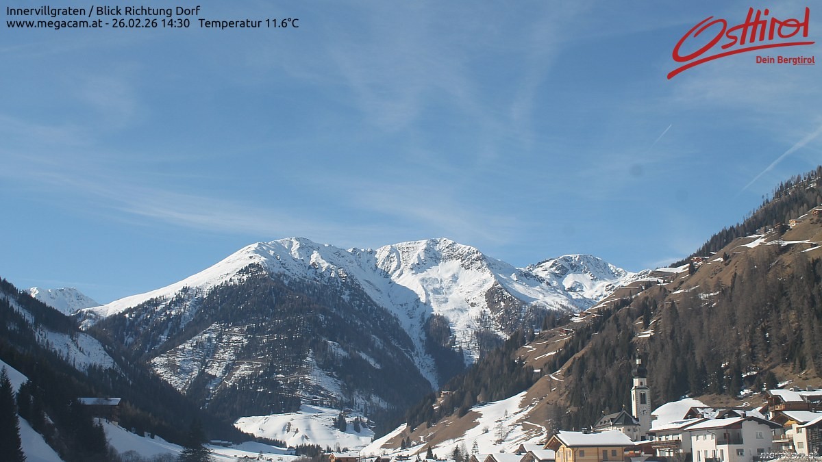 Archived image Webcam Innervillgraten - East Tyrol