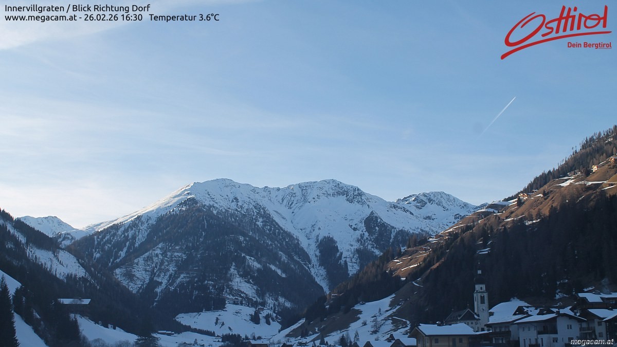 Archived image Webcam Innervillgraten - East Tyrol