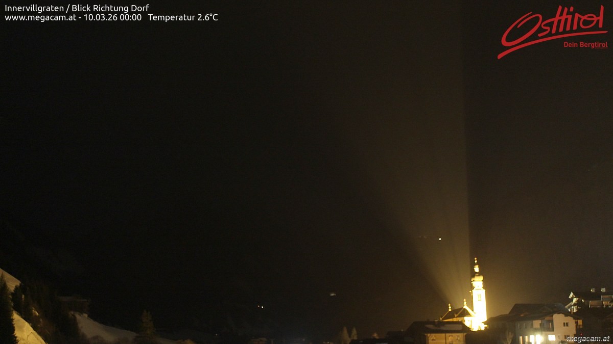 Archiv Foto Webcam Blick Richtung Innervillgraten