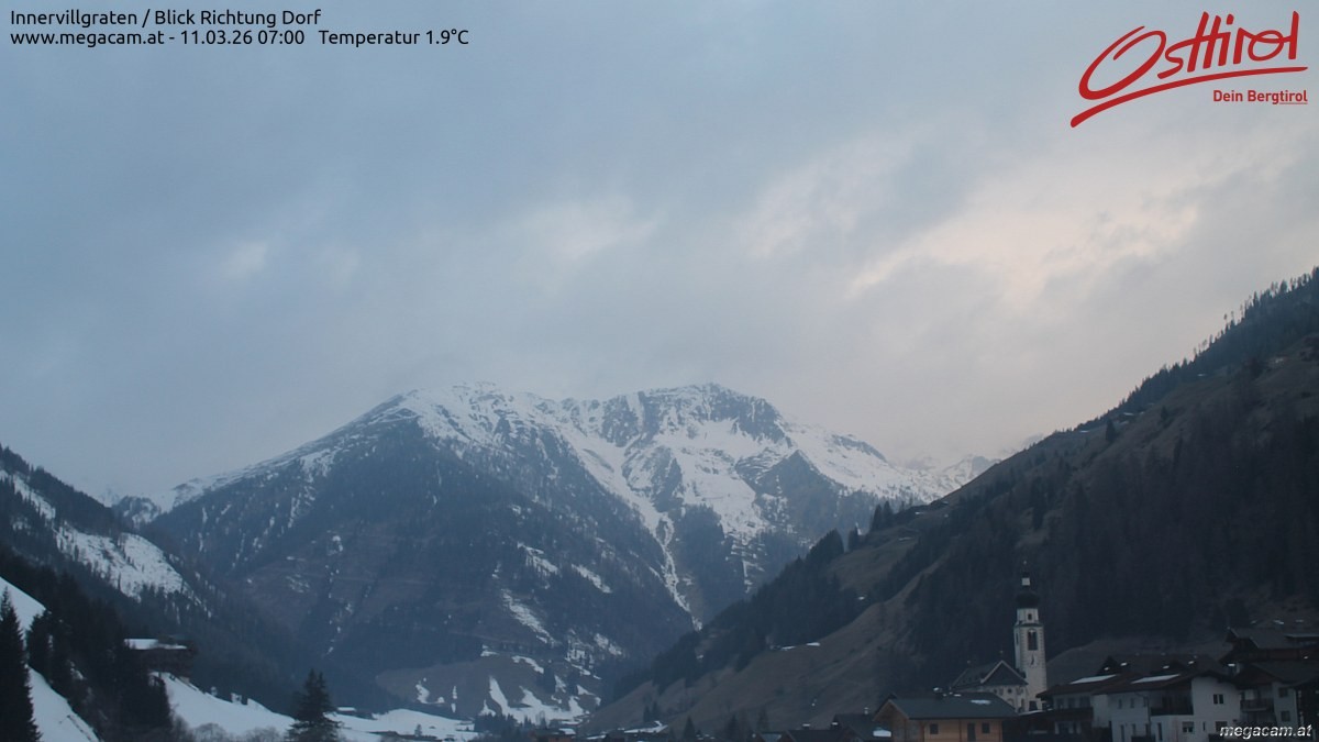 Archived image Webcam Innervillgraten - East Tyrol