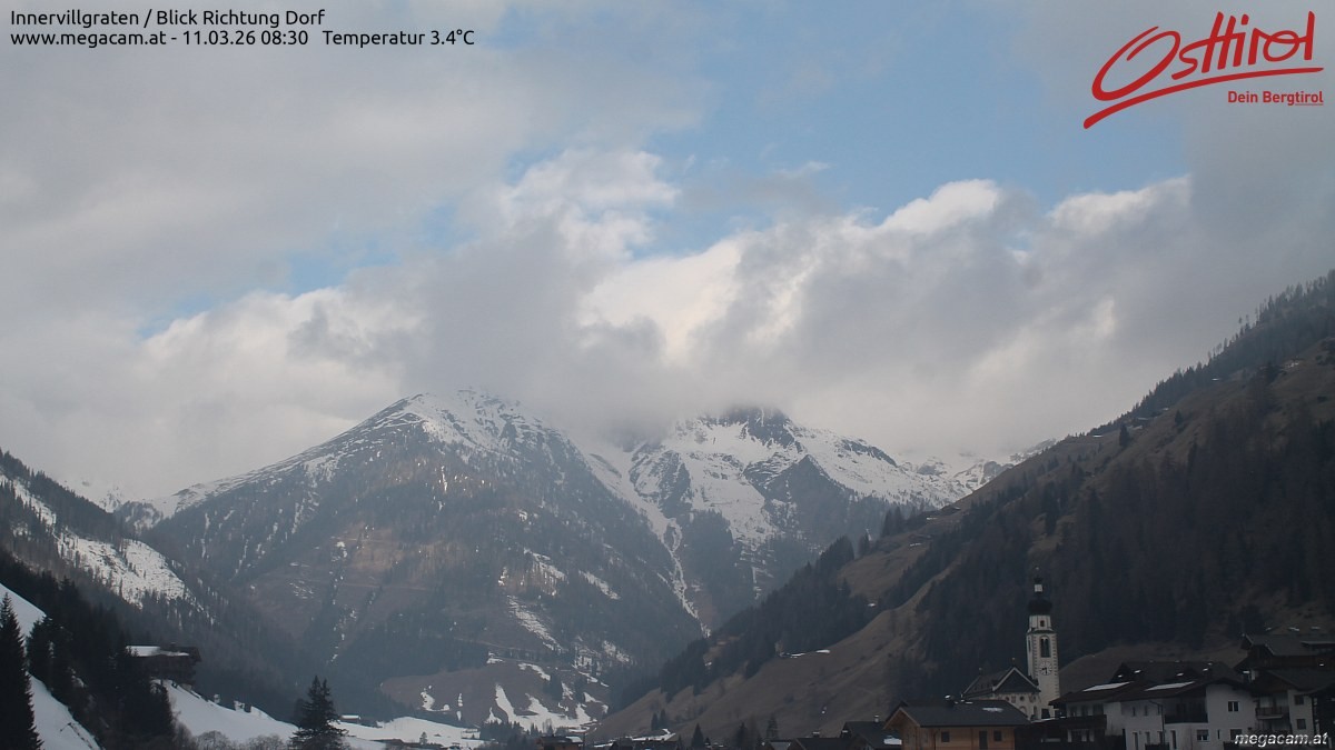 Archived image Webcam Innervillgraten - East Tyrol