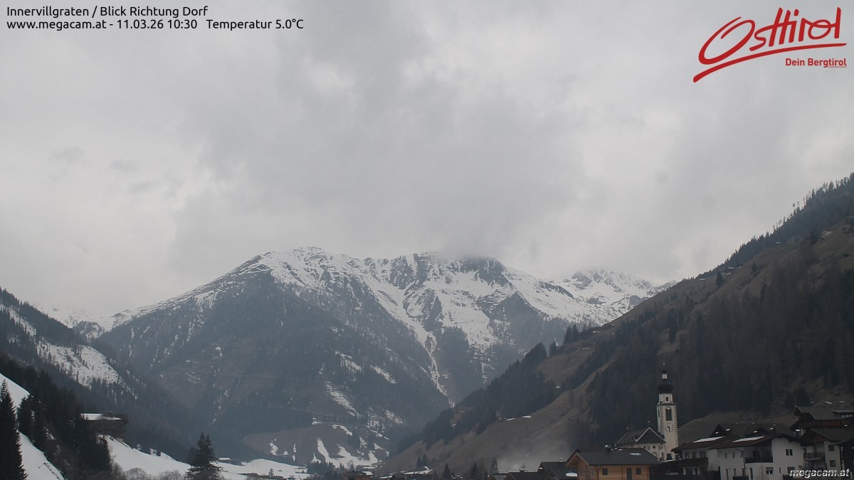Archived image Webcam Innervillgraten - East Tyrol