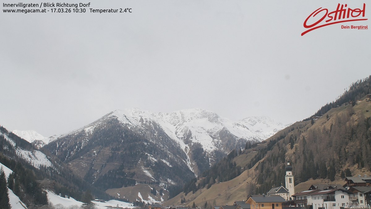 Archived image Webcam Innervillgraten - East Tyrol