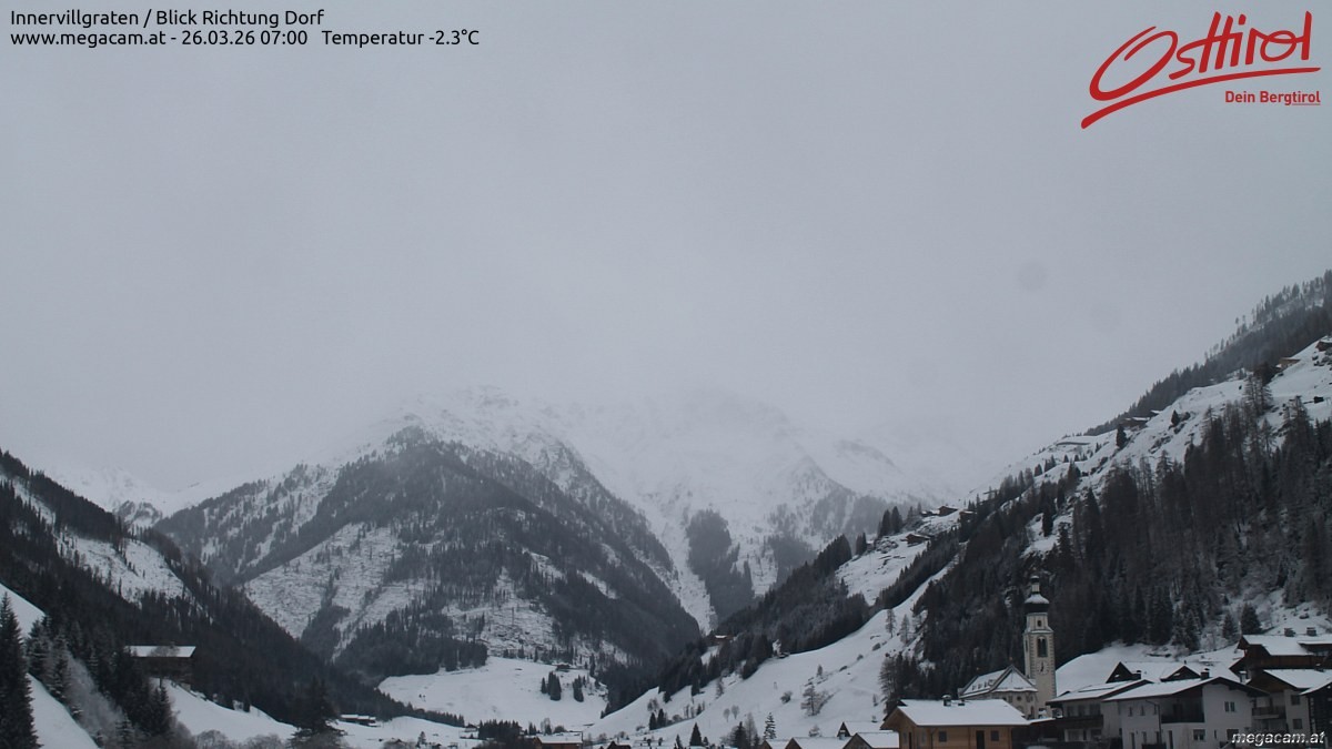 Archived image Webcam Innervillgraten - East Tyrol