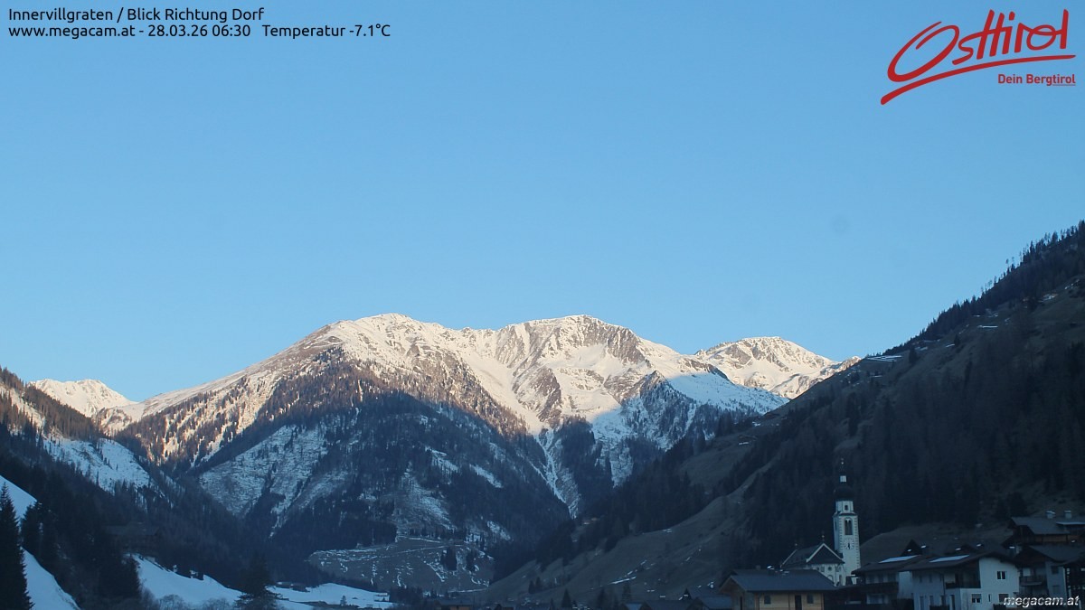 Archived image Webcam Innervillgraten - East Tyrol