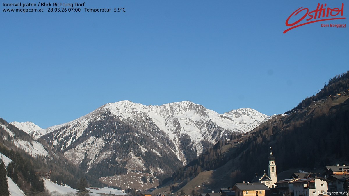 Archived image Webcam Innervillgraten - East Tyrol