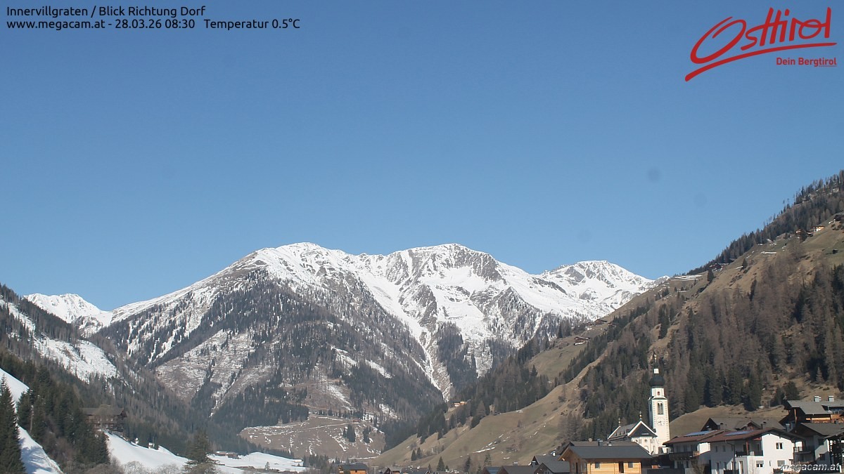 Archived image Webcam Innervillgraten - East Tyrol