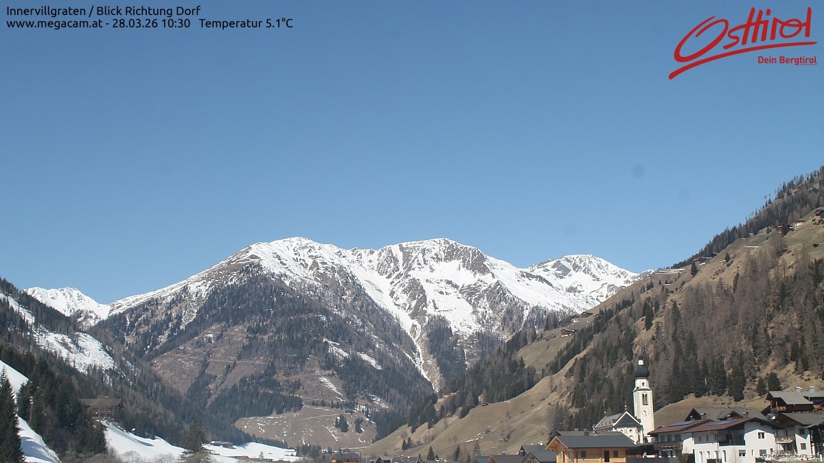Archived image Webcam Innervillgraten - East Tyrol