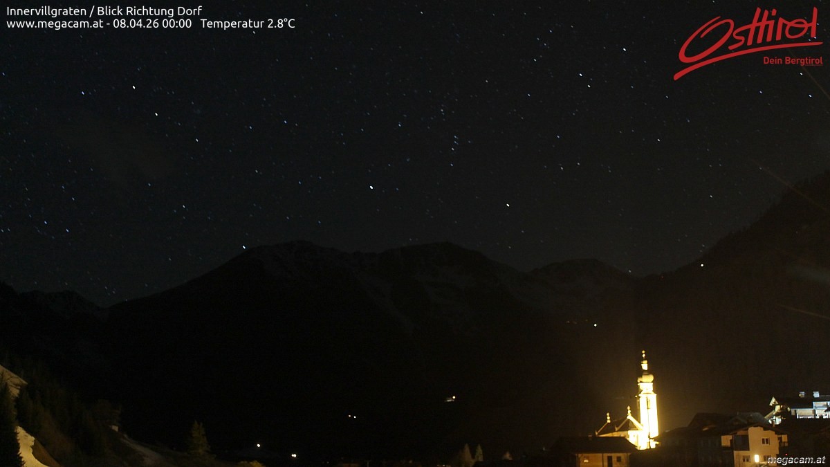 Archiv Foto Webcam Blick Richtung Innervillgraten