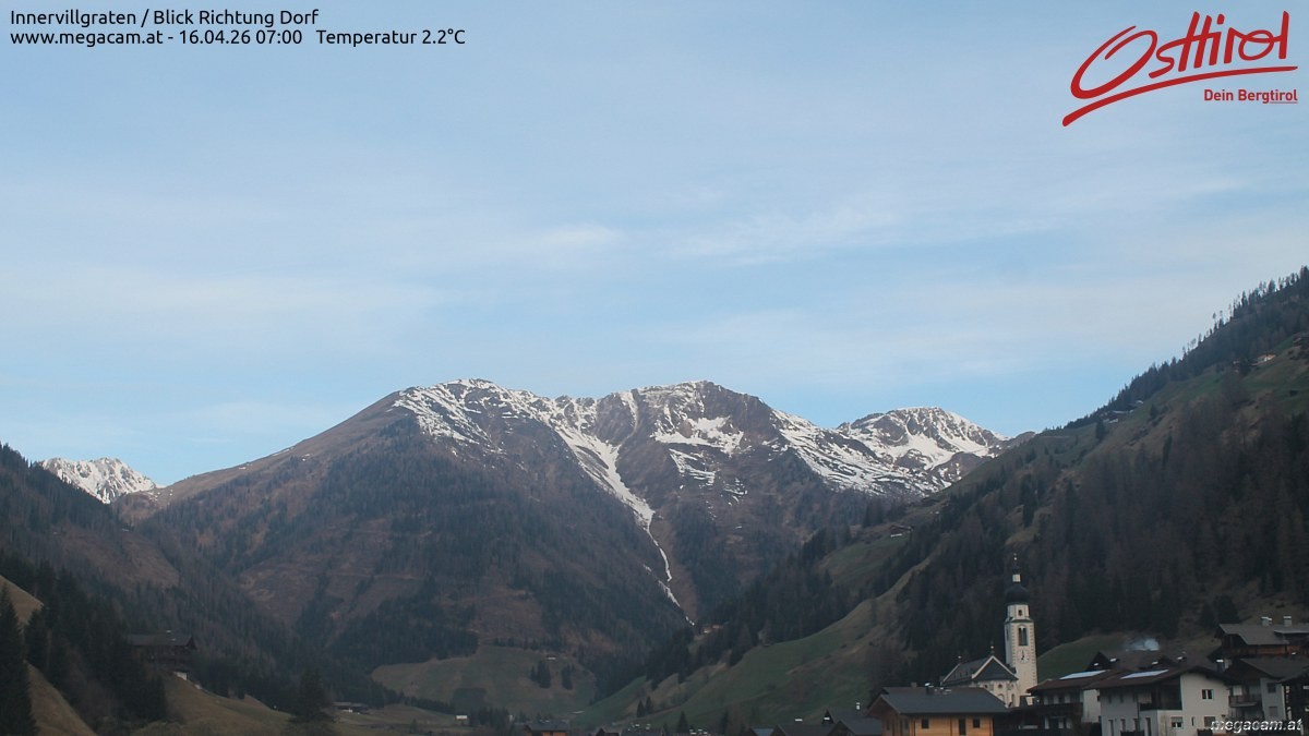 Archived image Webcam Innervillgraten - East Tyrol