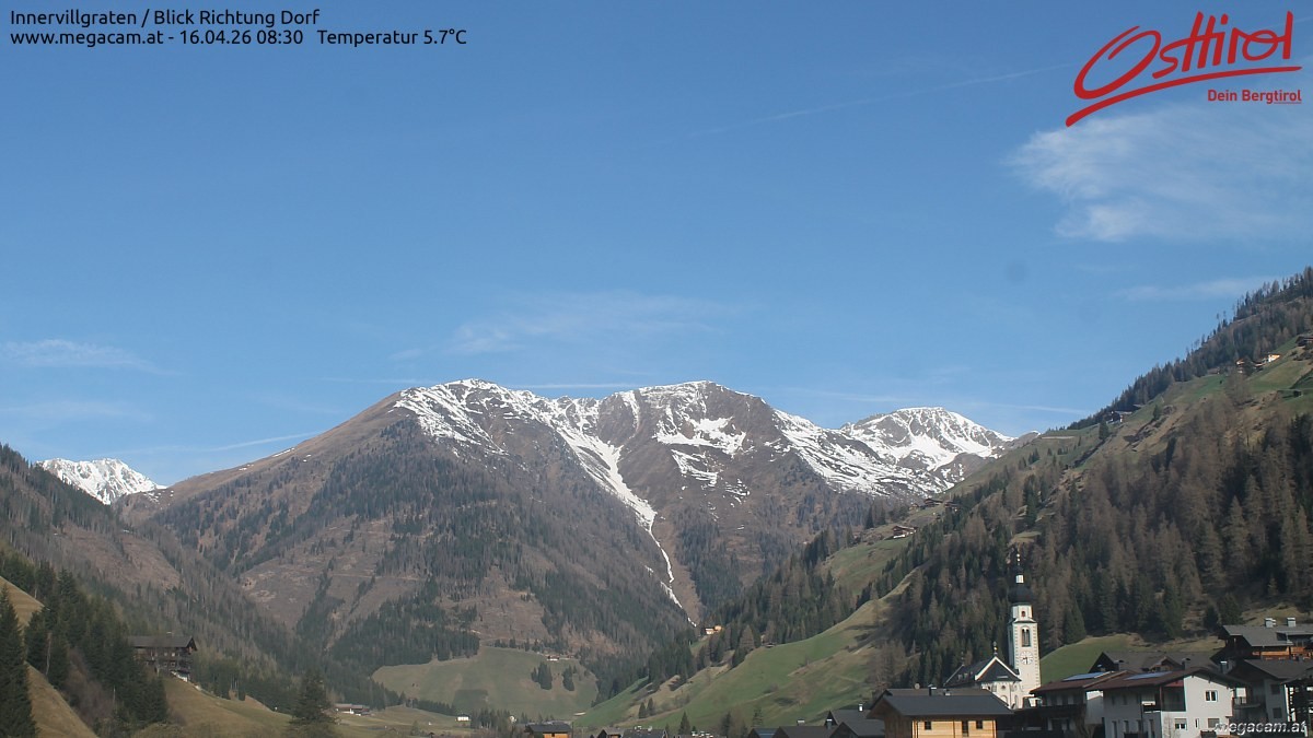 Archived image Webcam Innervillgraten - East Tyrol