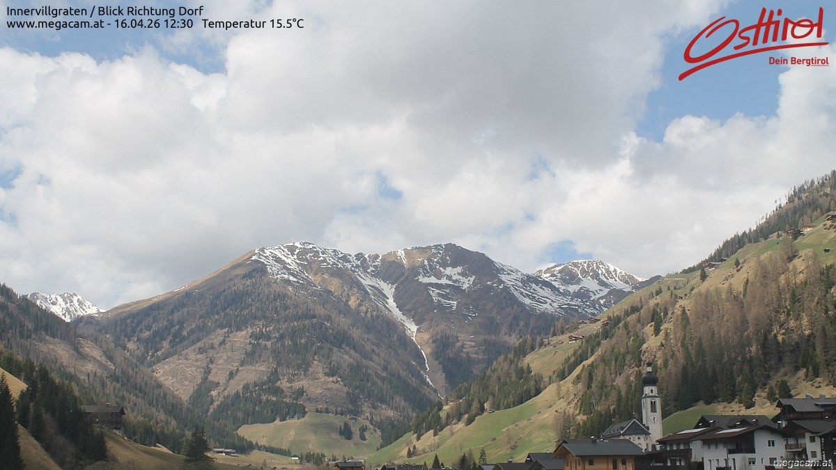 Archived image Webcam Innervillgraten - East Tyrol