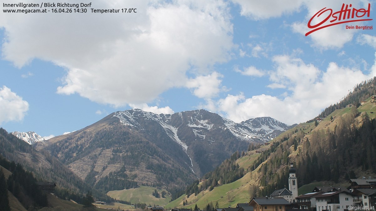 Archived image Webcam Innervillgraten - East Tyrol