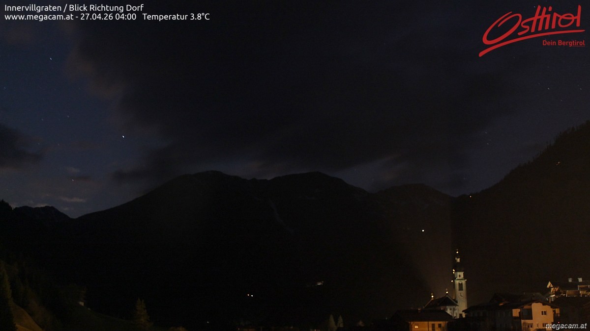 Archived image Webcam Innervillgraten - East Tyrol