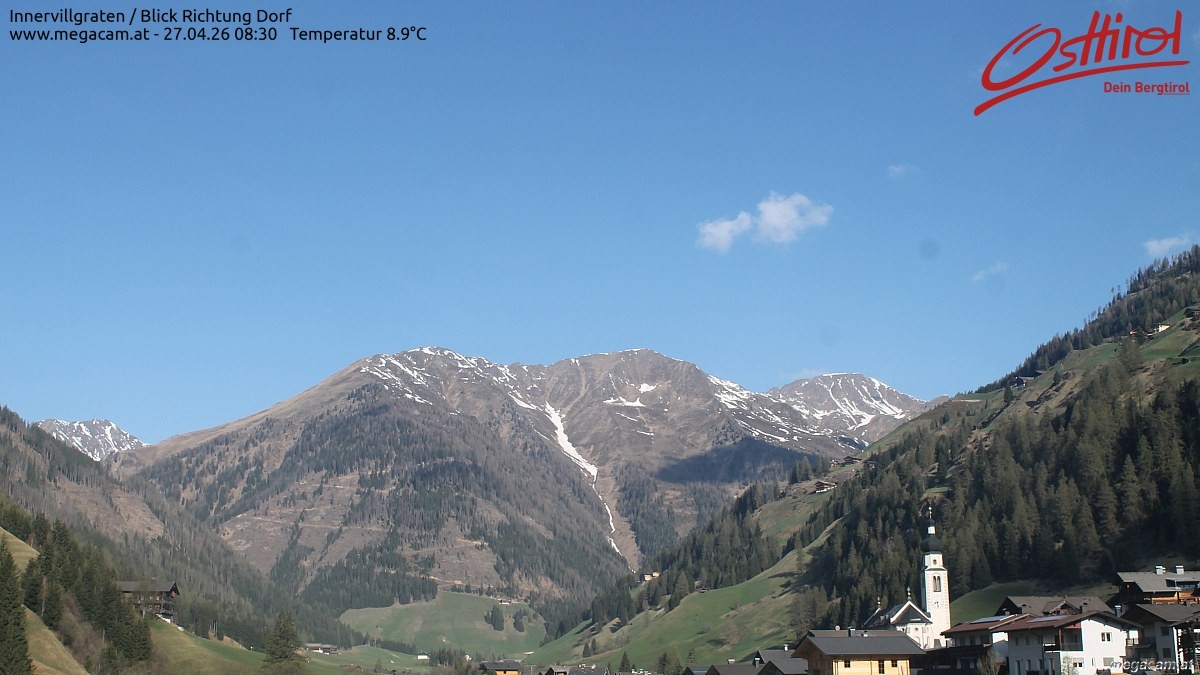 Archived image Webcam Innervillgraten - East Tyrol
