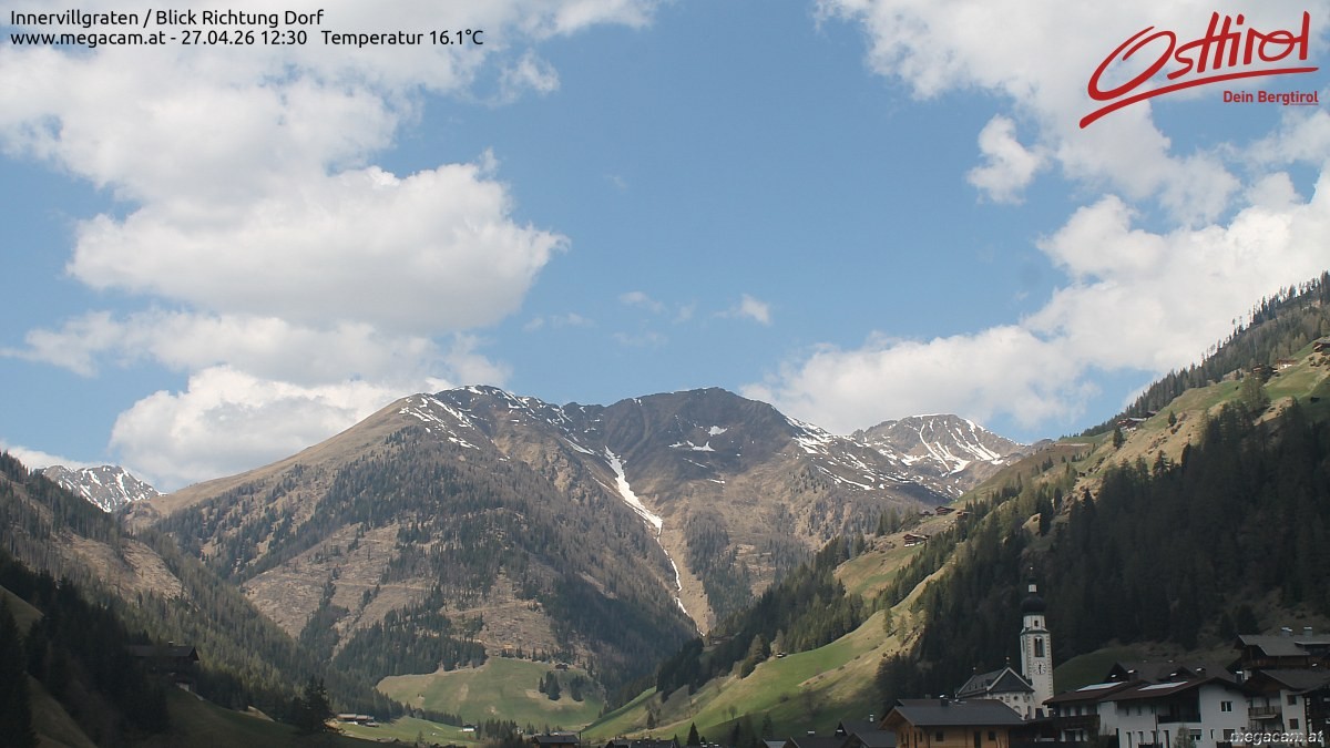 Archived image Webcam Innervillgraten - East Tyrol