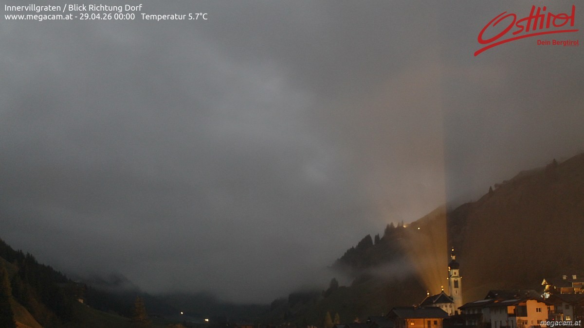 Archived image Webcam Innervillgraten - East Tyrol
