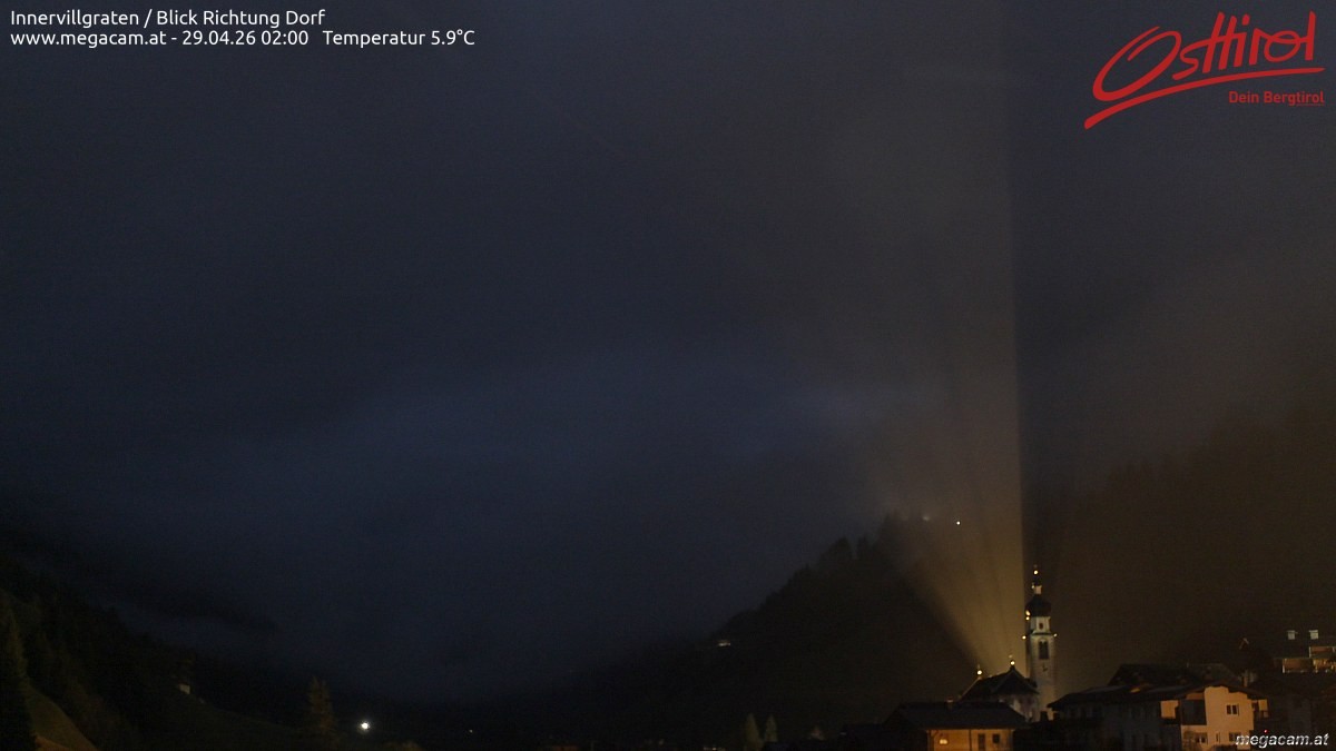 Archived image Webcam Innervillgraten - East Tyrol