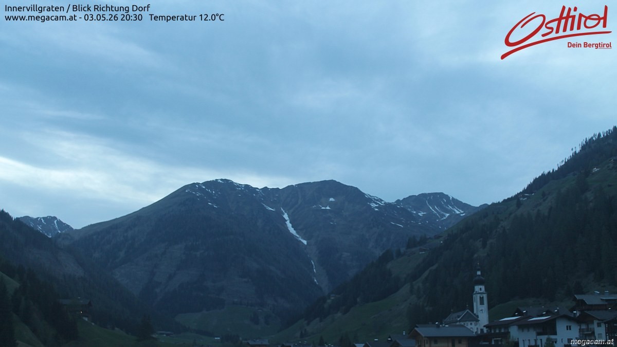 Archiv Foto Webcam Blick Richtung Innervillgraten