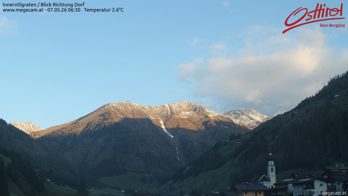 Archived image Webcam Innervillgraten - East Tyrol