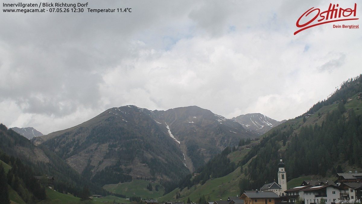 Archived image Webcam Innervillgraten - East Tyrol
