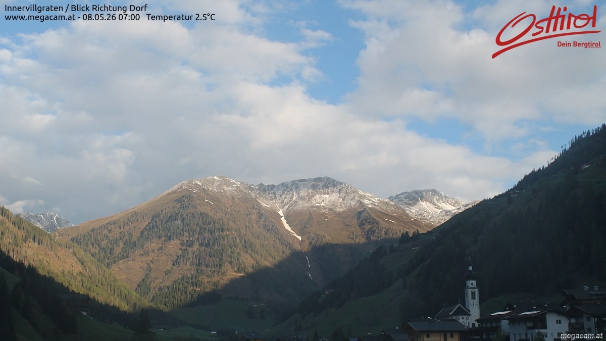 Archived image Webcam Innervillgraten - East Tyrol