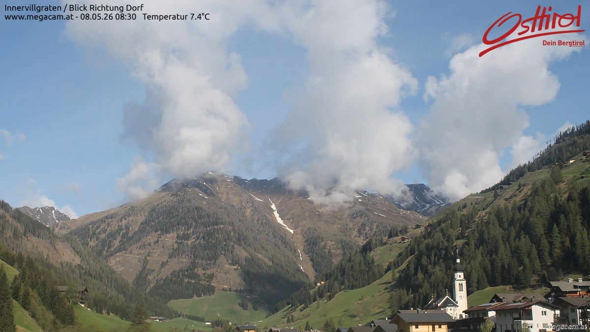Archived image Webcam Innervillgraten - East Tyrol