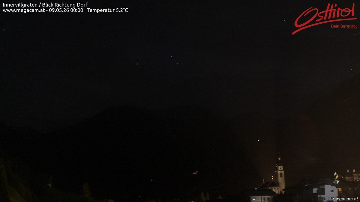 Archiv Foto Webcam Blick Richtung Innervillgraten