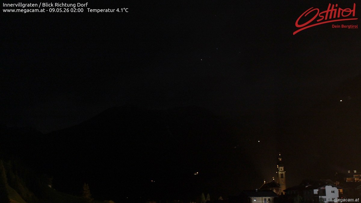 Archiv Foto Webcam Blick Richtung Innervillgraten