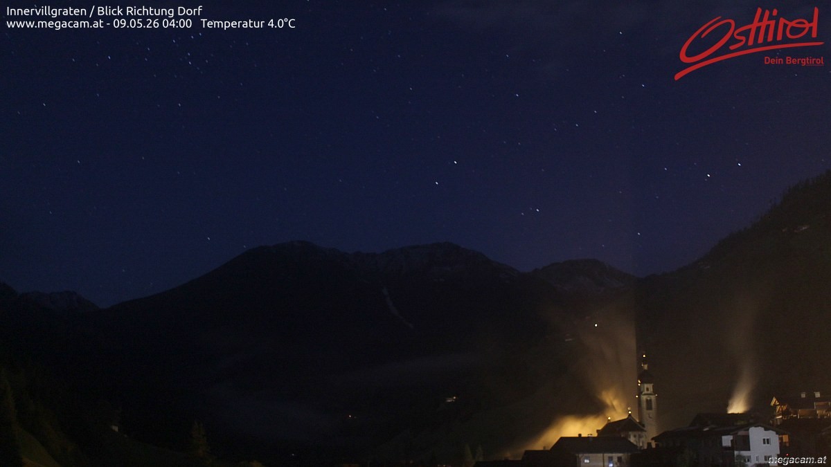 Archiv Foto Webcam Blick Richtung Innervillgraten