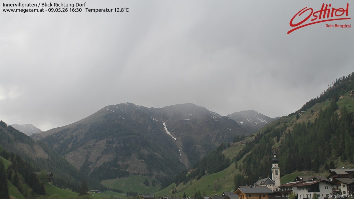 Archiv Foto Webcam Blick Richtung Innervillgraten