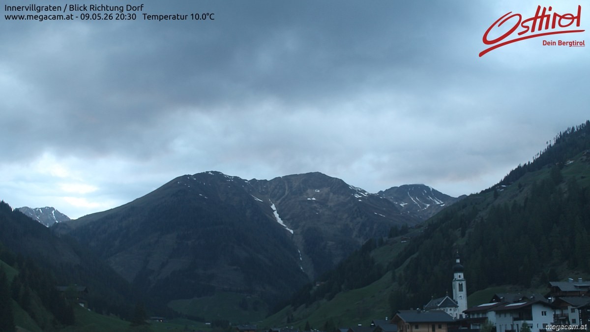 Archiv Foto Webcam Blick Richtung Innervillgraten