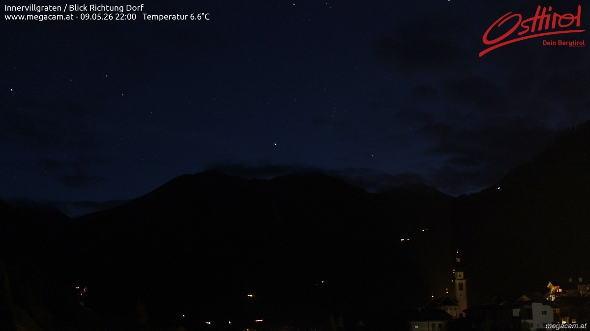 Archiv Foto Webcam Blick Richtung Innervillgraten