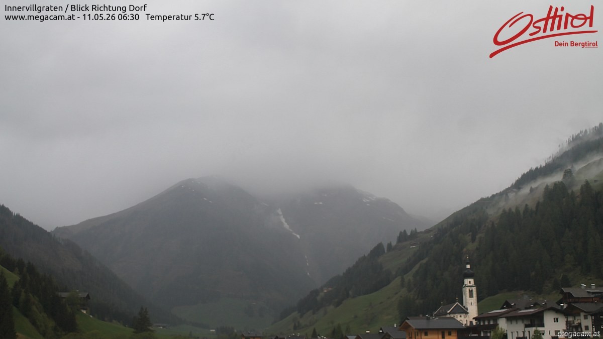 Archived image Webcam Innervillgraten - East Tyrol