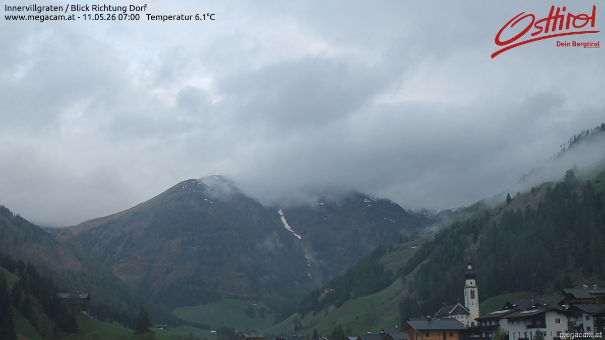 Archived image Webcam Innervillgraten - East Tyrol