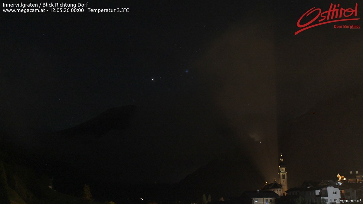 Archiv Foto Webcam Blick Richtung Innervillgraten