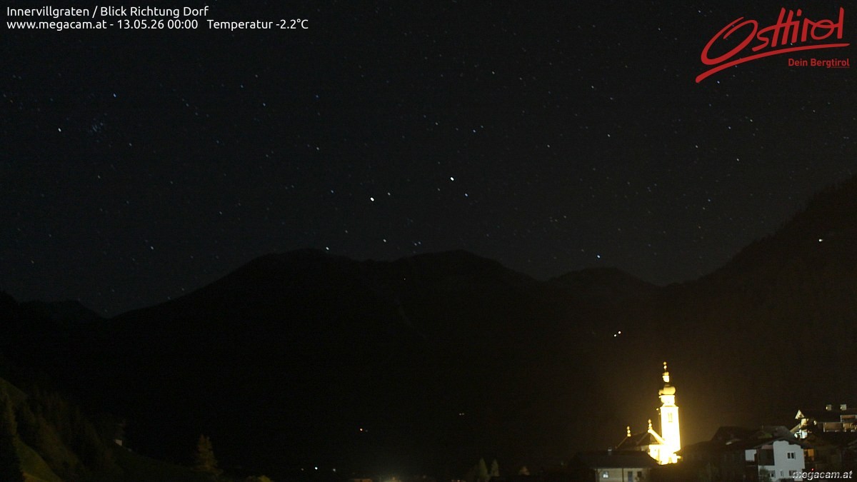Archiv Foto Webcam Blick Richtung Innervillgraten