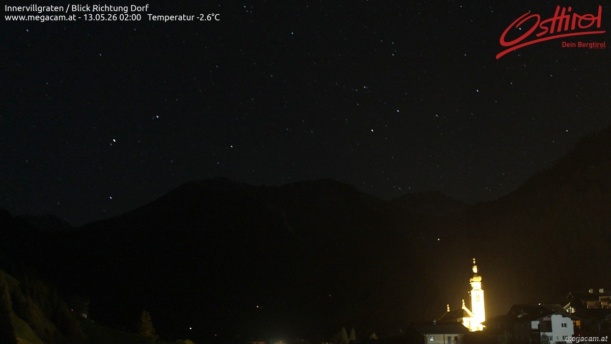 Archiv Foto Webcam Blick Richtung Innervillgraten