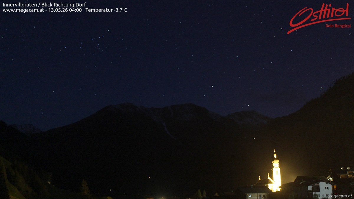 Archiv Foto Webcam Blick Richtung Innervillgraten