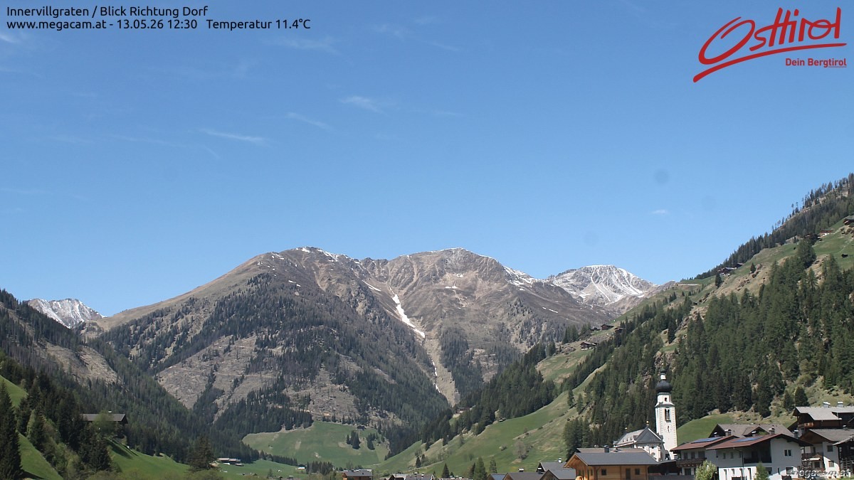 Archived image Webcam Innervillgraten - East Tyrol