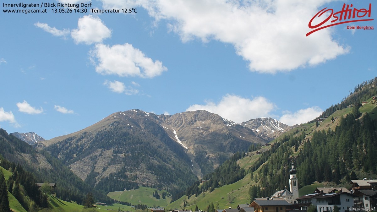 Archived image Webcam Innervillgraten - East Tyrol